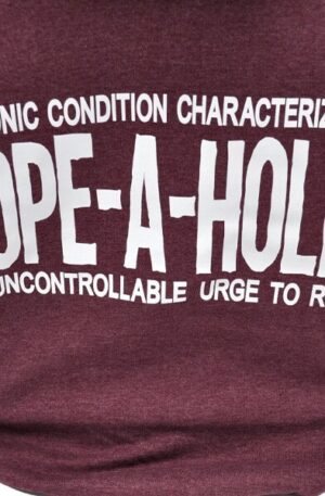 Maroon Rope-a-holic hoodies